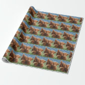 Hooglandrund Kust Koebeest Cadeaupapier (Uitgerold)