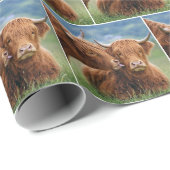 Hooglandrund Kust Koebeest Cadeaupapier (Rol Hoek)