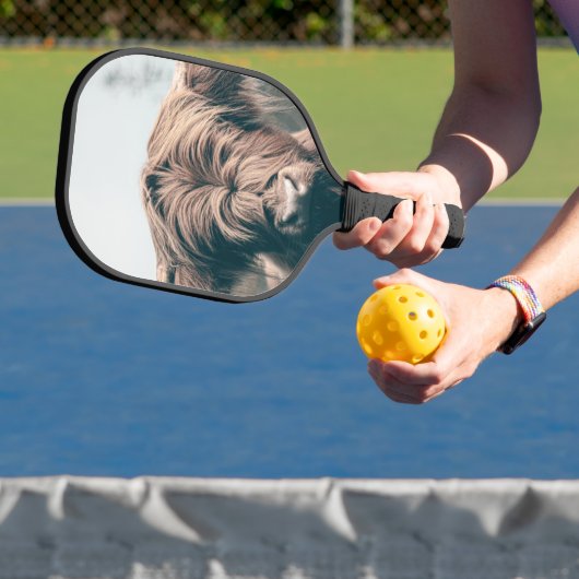 Hooglandrund portret pickleball paddle (Insitu)