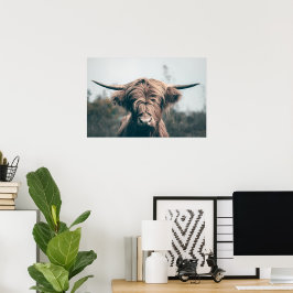 Hooglandrund portret poster