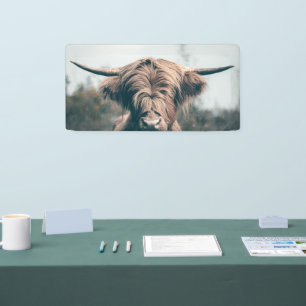 Hooglandrund portret spandoek