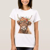 Hooglandrund. T-shirt (Voorkant)