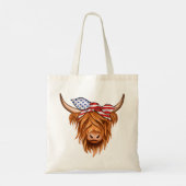 Hooglandrund Tote Bag (Achterkant)