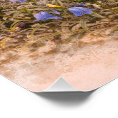 Hooglandrund - Watercolour Dieren Perfect Poster (Hoek)