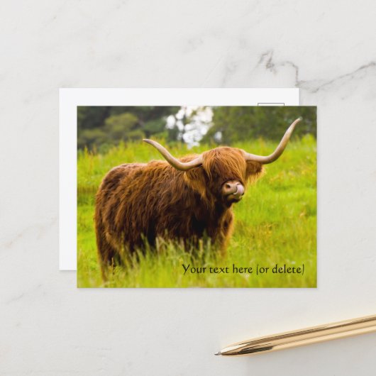 Hooglandrundkaart Briefkaart (Voorkant / Achterkant in situ)