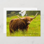 Hooglandrundkaart Briefkaart (Voorkant / Achterkant)