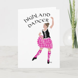 Hooglandsdanser Roze Kaart