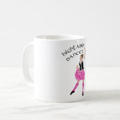 Hooglandsdanser Roze Koffiemok (Voorkant links)