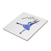 Hooglandse danser in het blauw tegeltje (Zijkant)