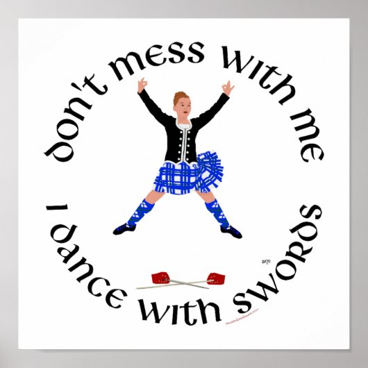 Hooglandse Danser, Val Me Niet Lastig Poster (Voorkant)