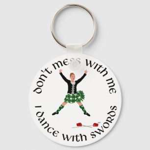 Hooglandse Danser, Val Me Niet Lastig Sleutelhanger