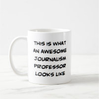hoogleraar journalistiek, geweldige