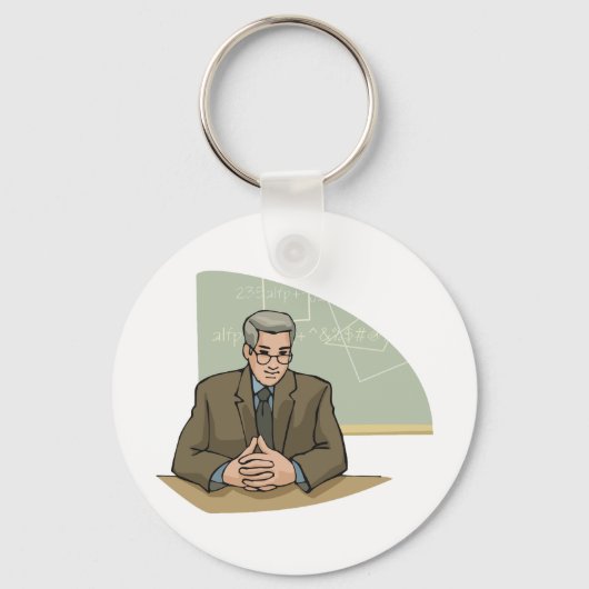 Hoogleraar Sleutelhanger (Achterkant)