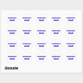 Hoogleraren Regel! Ronde Sticker (Vel)