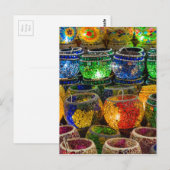 Hooglichten op een bazaar in Istanbul (Turkije) Briefkaart (Voorkant / Achterkant)