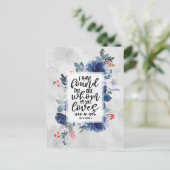 Hooglied 3:4 Ik heb gevonden mijn Bloem Briefkaart (Staand voorkant)