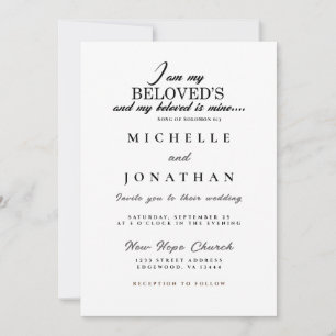 Hooglied van de Christelijke bruiloft van Salomo Kaart