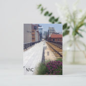 hooglijnrails nyc briefkaart (Staand voorkant)
