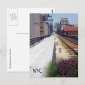 hooglijnrails nyc briefkaart (Voorkant / Achterkant)