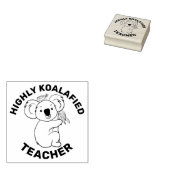 Hoogly Koalafied Koala - Gekwalificeerde leraar Rubberstempel (Gestempeld)