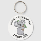 Hoogly Koalafied Koala - Gekwalificeerde leraar Sleutelhanger (Voorkant)
