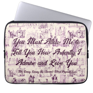 hoogmoed en vooroordeel meest vurig laptop sleeve