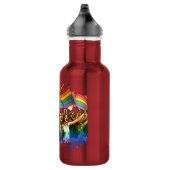 hoogmoed | LGBTQIA + mensen en vlaggen Waterfles (Rechts)