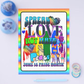 hoogmoed | Verspreid Liefde Niet Haat Flyer (Enkel)