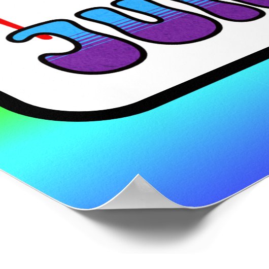 hoogmoed | Verspreid Liefde Niet Haat Poster (Hoek)