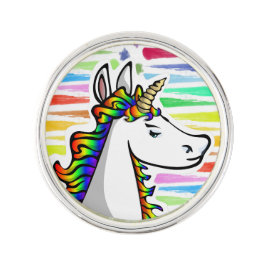 Hoogmoedige Eenhoorn Rainbow Lapel Pin Reverspeldje