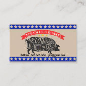 hoogoest - voedseltruck van slager visitekaartje (Voorkant)