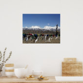 Hoogpunt Tibetan Plateau op weg naar Kailash Poster (Keuken)