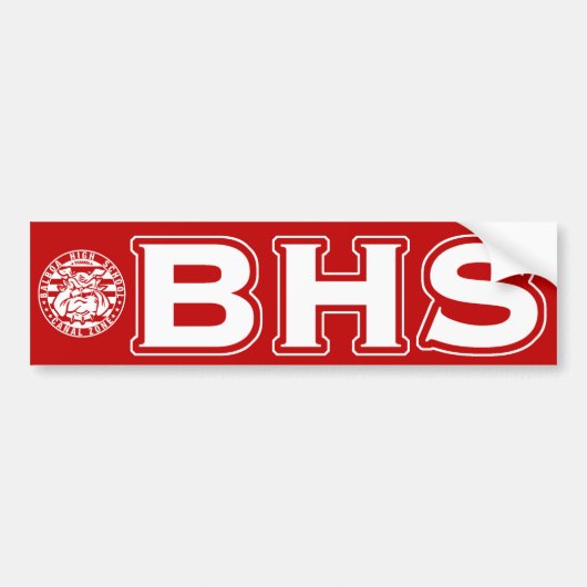 Hoogschool Balboa (BHS) Bumpersticker (Voorkant)