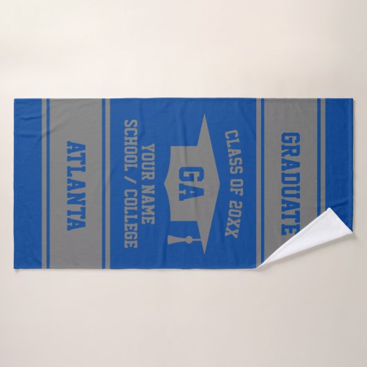 Hoogschoolse geschenk Afstuderen 2021 Badhanddoek (Badhanddoek)