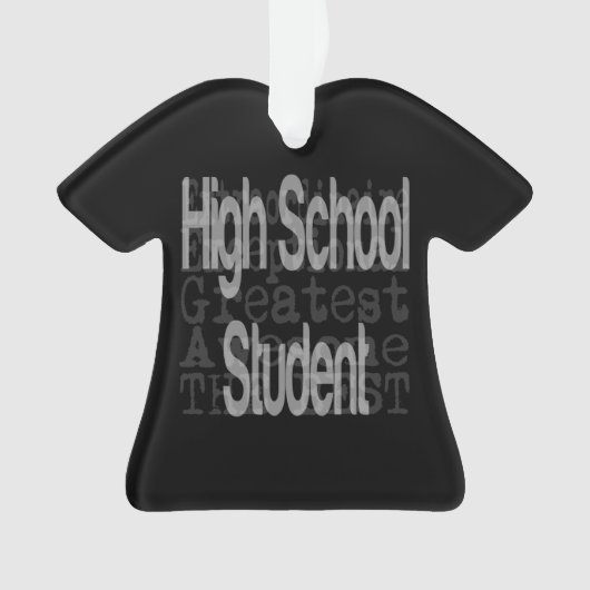 Hoogschoolse studieextraordinaire ornament (voorkant)