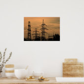 Hoogspanning Poster (Keuken)