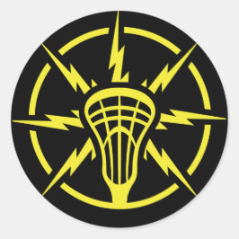 Hoogspanning Ronde Sticker