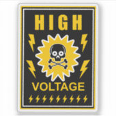 Hoogspanning Sticker (Voorkant)