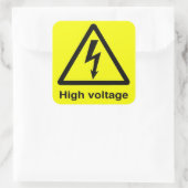 Hoogspanning Sticker (Tas)
