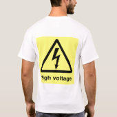 hoogspanning t-shirt (Achterkant)