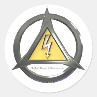 Hoogspannings hete staven stickers