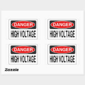 Hoogspannings stickers (Vel)