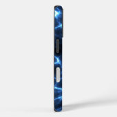 Hoogspanningsblauw | Abstracte telefoonkwestie Case-Mate iPhone Case (Achterkant / Rechts)