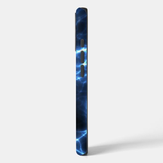 Hoogspanningsblauw | Abstracte telefoonkwestie Case-Mate iPhone Case (Achterkant / Links)