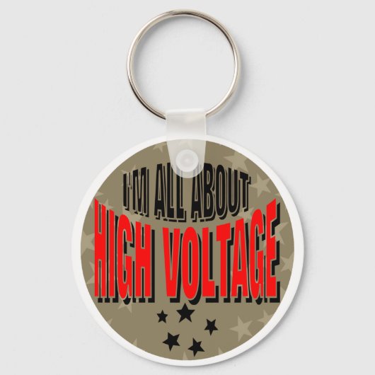 Hoogspanningselektricien Sleutelhanger (Voorkant)