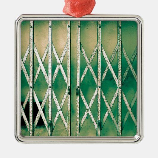  hoogspanningspoort metalen ornament (Voorkant)