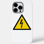 Hoogspanningsteken Elektrisch symbool Waarschuwing Case-Mate iPhone Case (Achterkant)