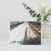 hoogspoorrails briefkaart (Staand voorkant)