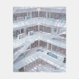 HOOGSPRAAK VAN DE BIBLIOTHEEK FLEECE DEKEN