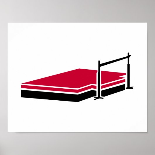 Hoogspringen Poster (Voorkant)